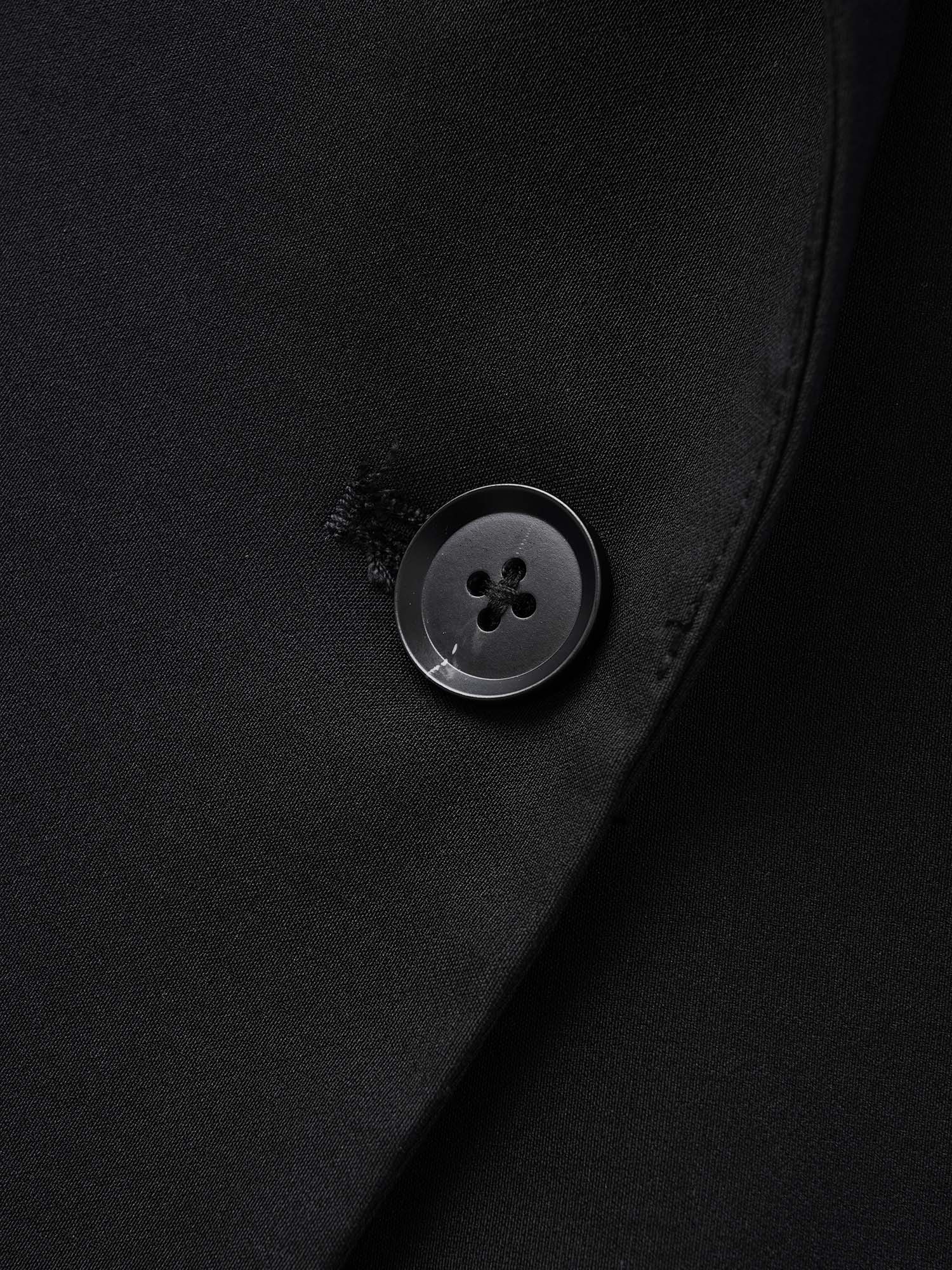 Stretch Woven Pocket Slim-Fit Blazer