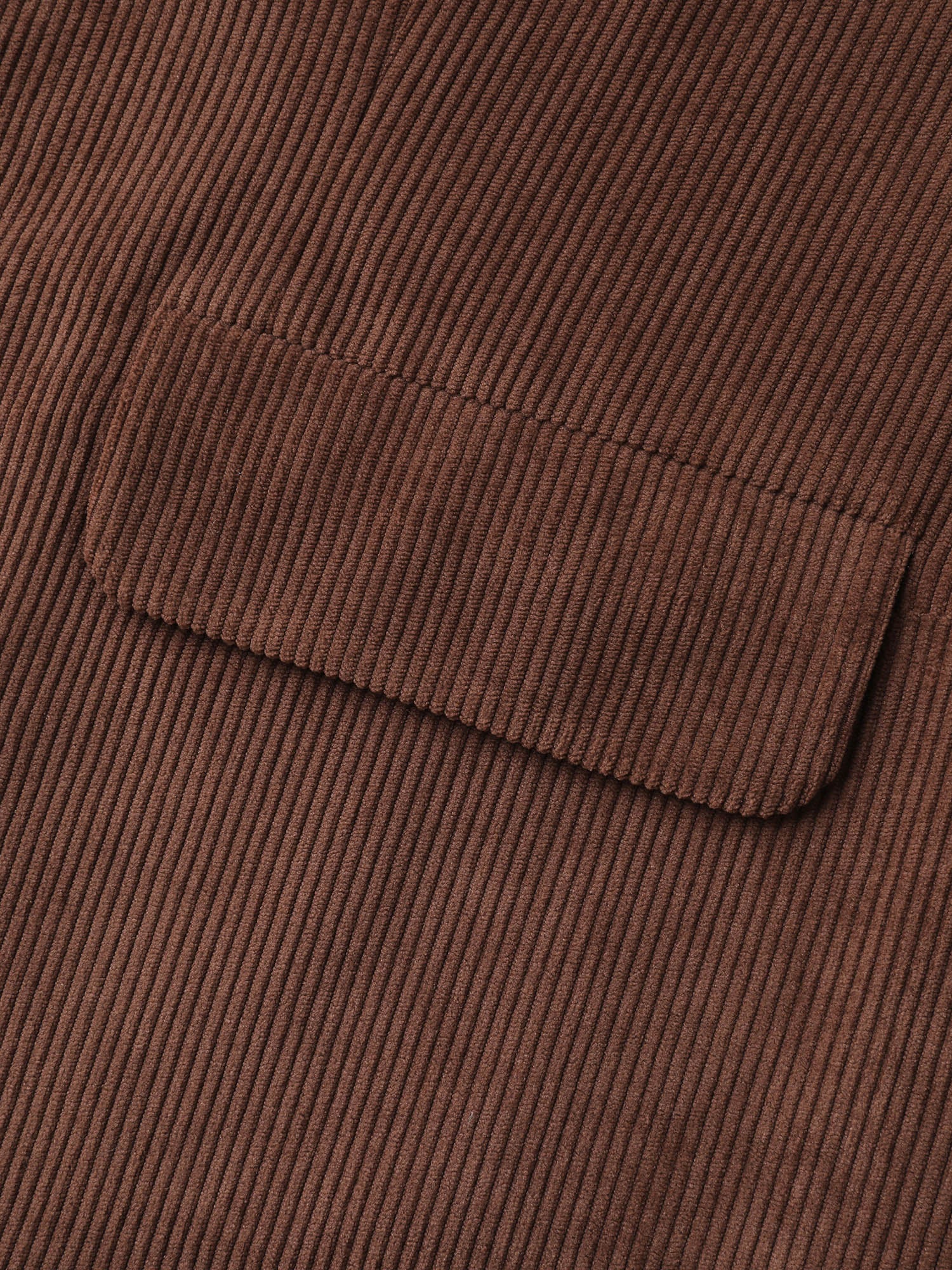 Corduroy Gathered Sleeve Ribbed Collar Blazer