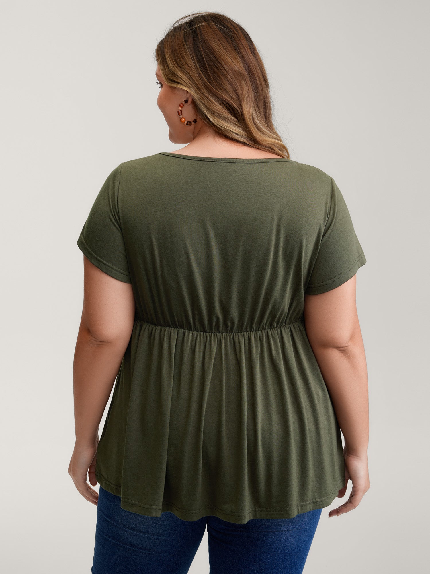 Color Floral Embroidery Lace Knit Top