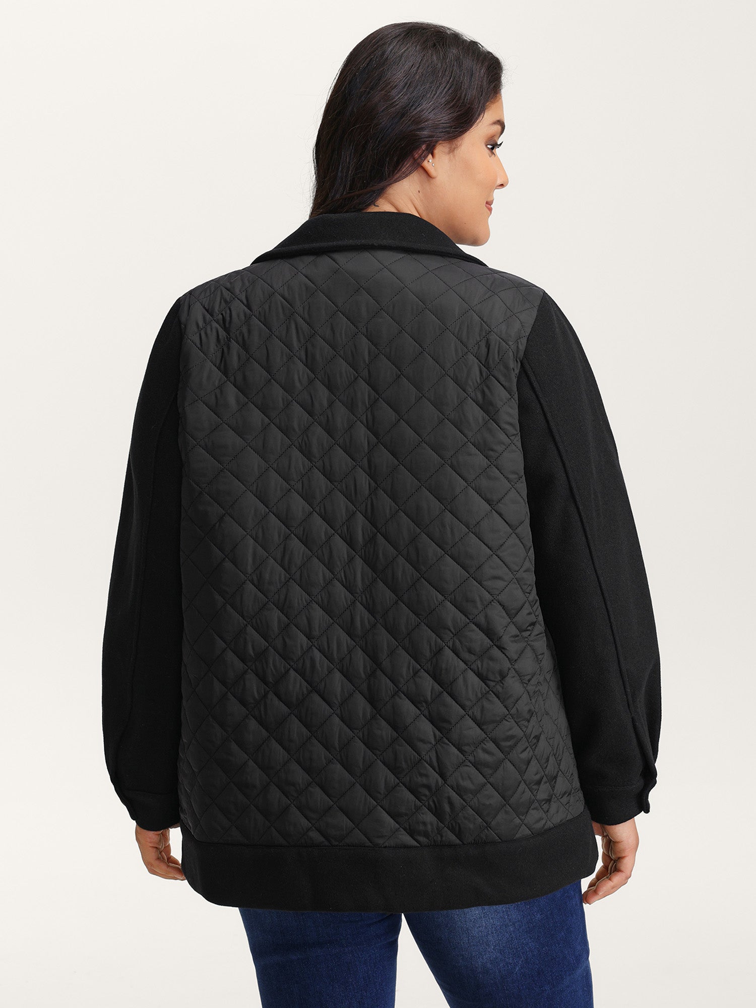 Pockets Contrast Puffer Parka