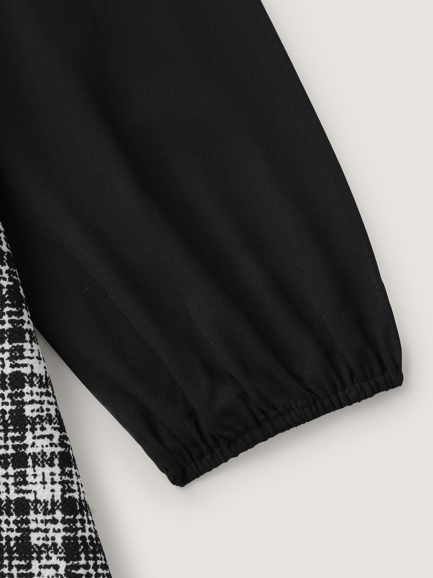 Plaid Stretchy Print Bow-Tie Midi Dress