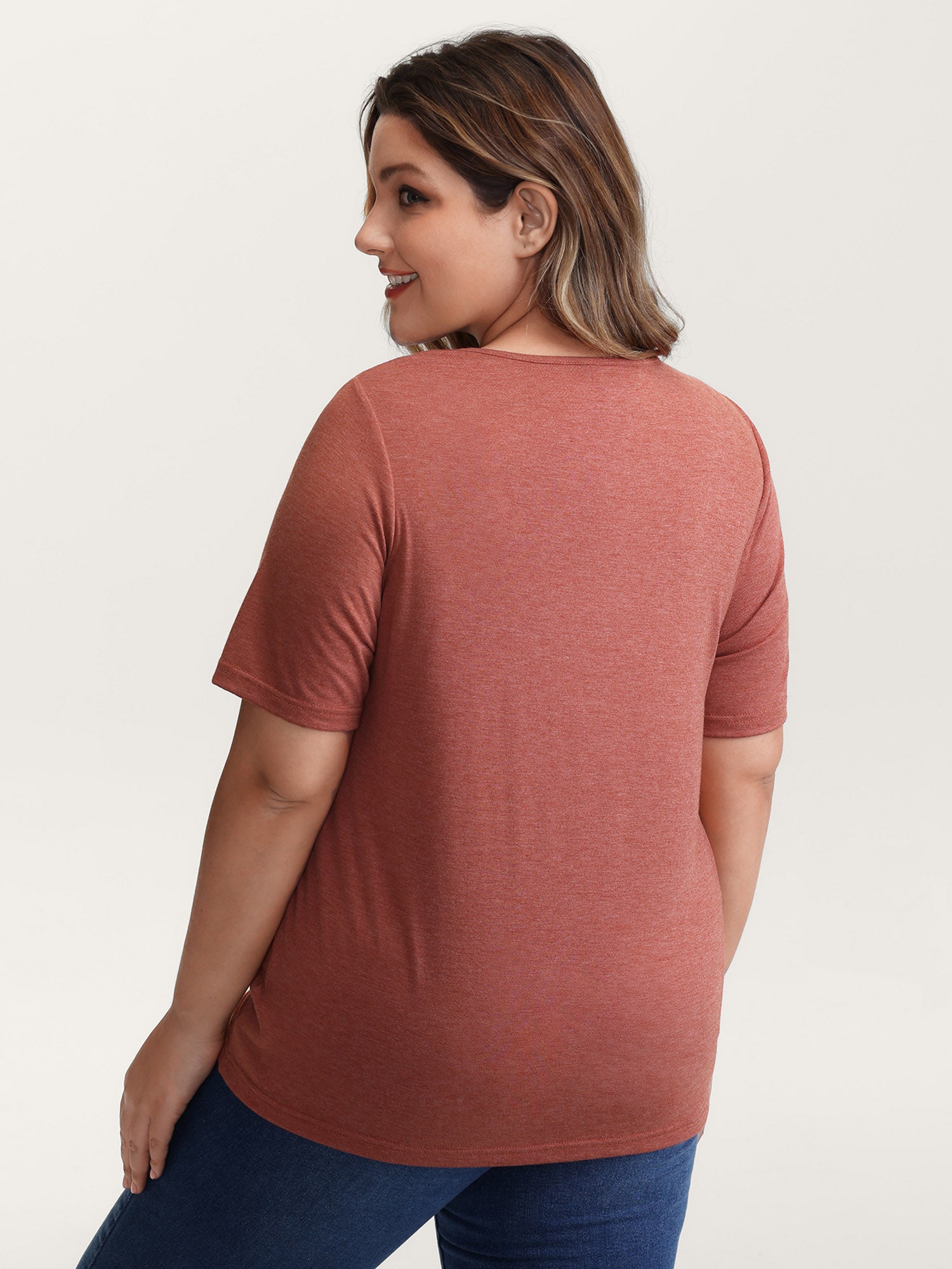 Trick or BloomChic Crossover Neck-Tie T-Shirt