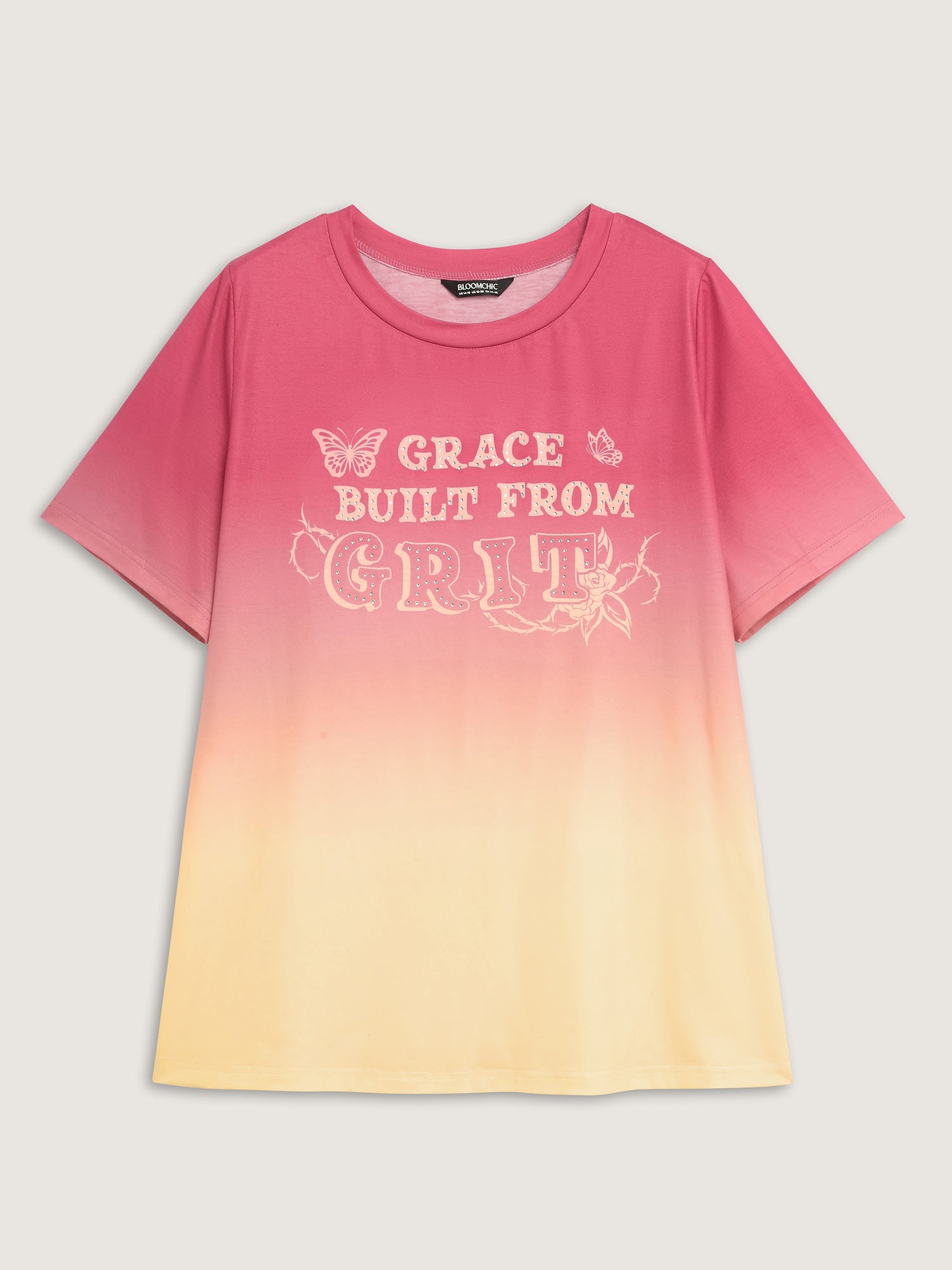 Supersoft Tie-Dye Gradient Graphic T-Shirt