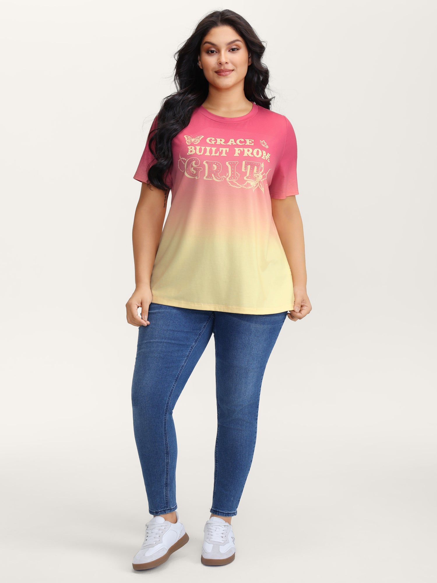 Supersoft Tie-Dye Gradient Graphic T-Shirt