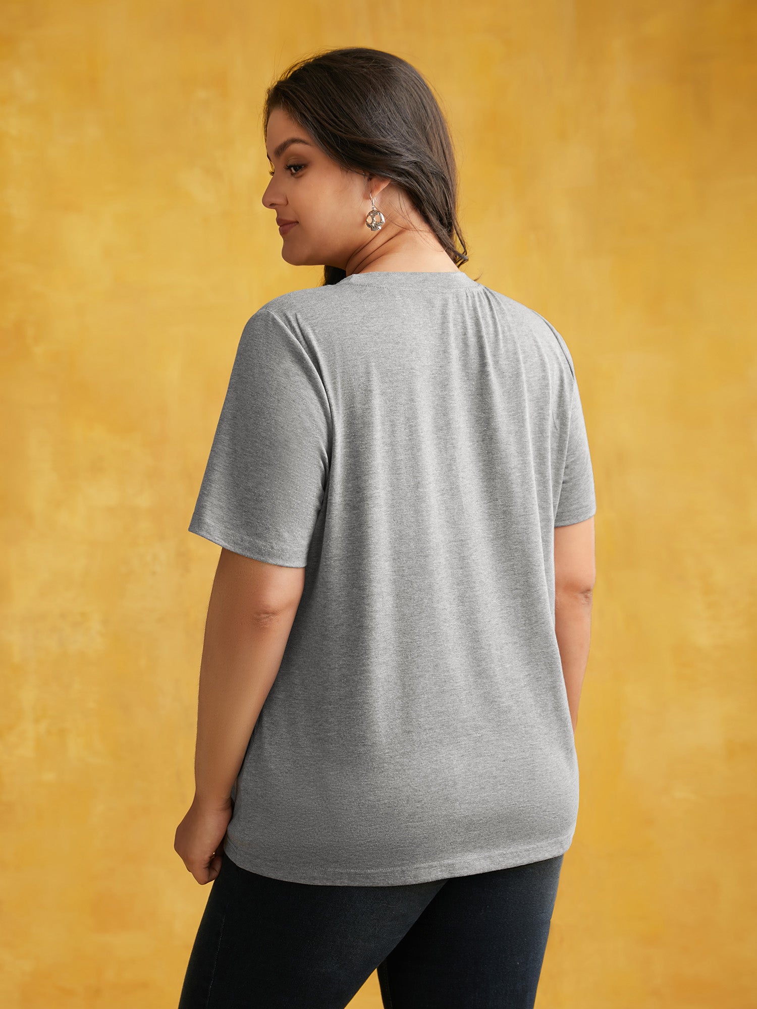 Pumpkin & Corgi Printed Relaxed Fit T-shirt